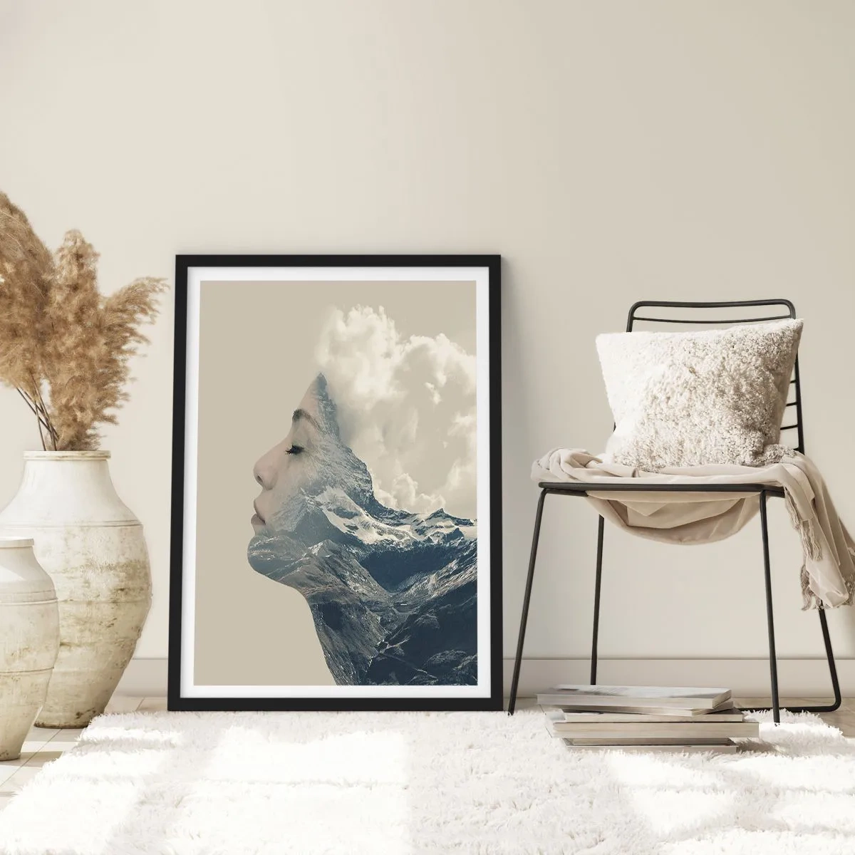 Poster in black frame - Beauty of Elements - 40x50 cm