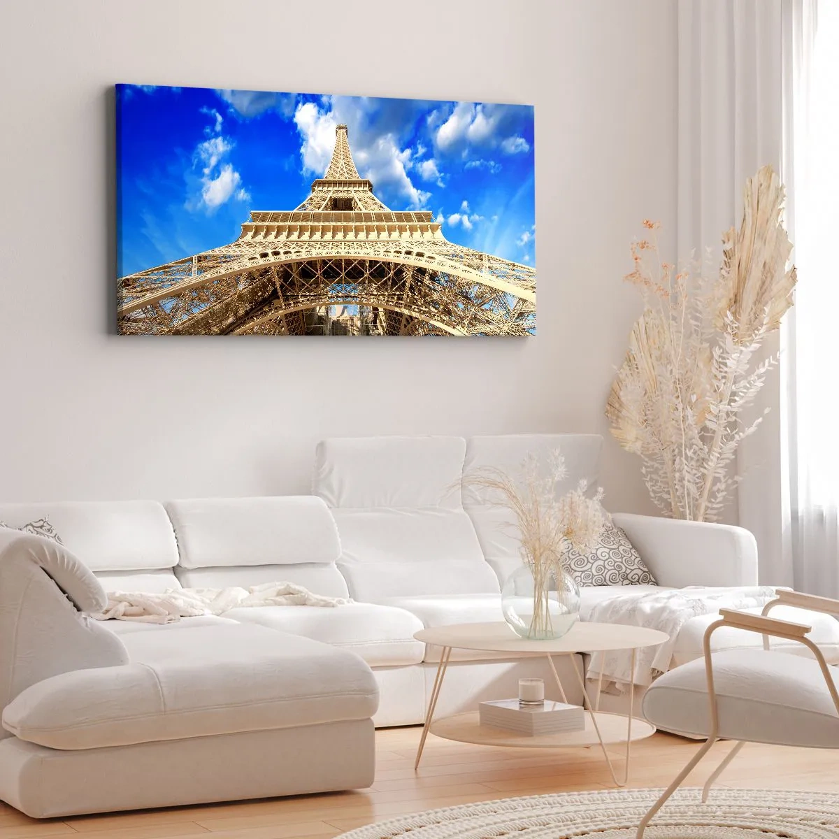 Canvas picture - Reaching Sky and Clouds - 120x50 cm