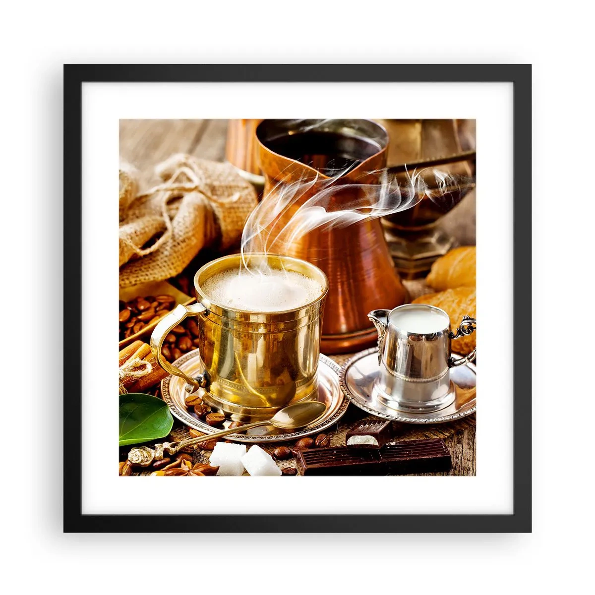 Poster in black frame - Have a Nice Day! - 40x40 cm