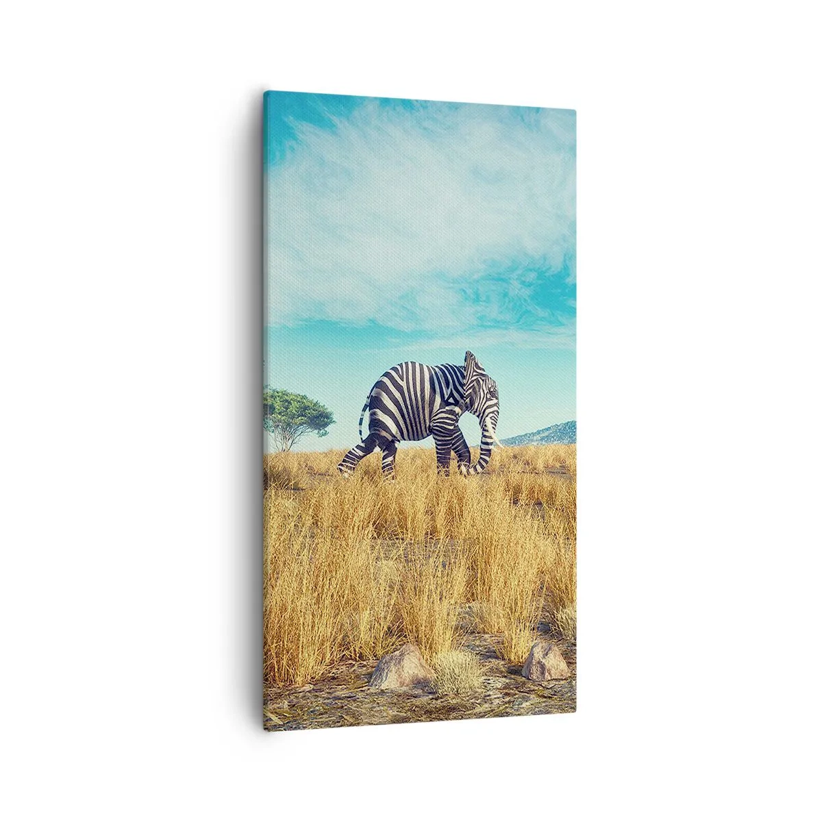Canvas picture - Greyness Is Not In Fashion - 55x100 cm