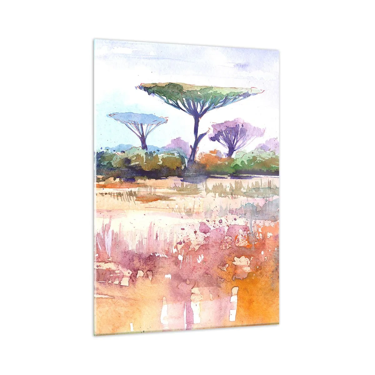 Glass picture - Colour of Savannah - 50x70 cm