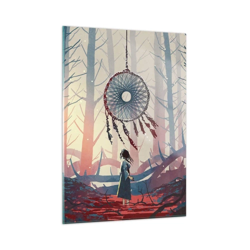 Glass picture - Mysterious Ritual of Life - 50x70 cm