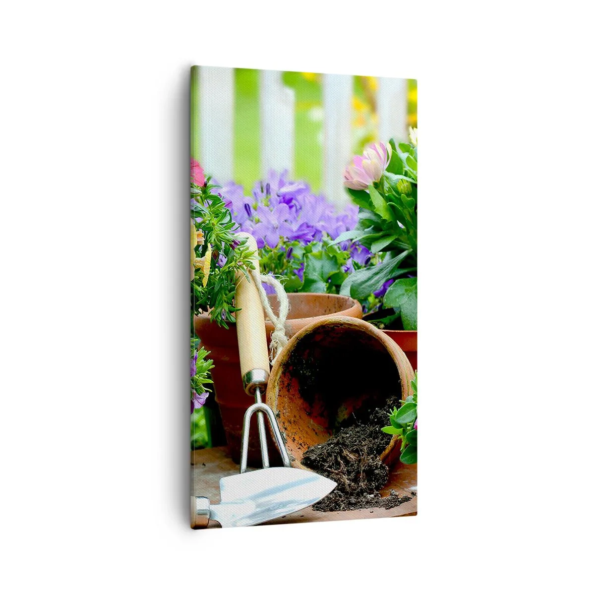 Canvas picture - In the Garden - 55x100 cm