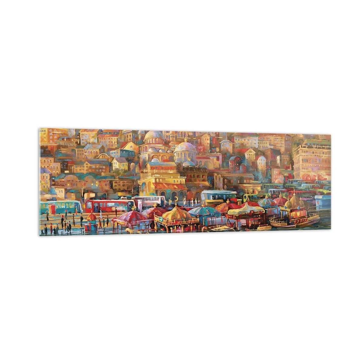 Glass picture - Istanbul Story - 160x50 cm