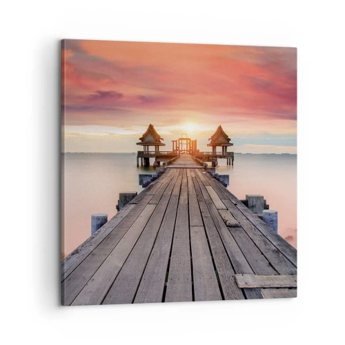 Canvas picture - Sunset on the East - 60x60 cm