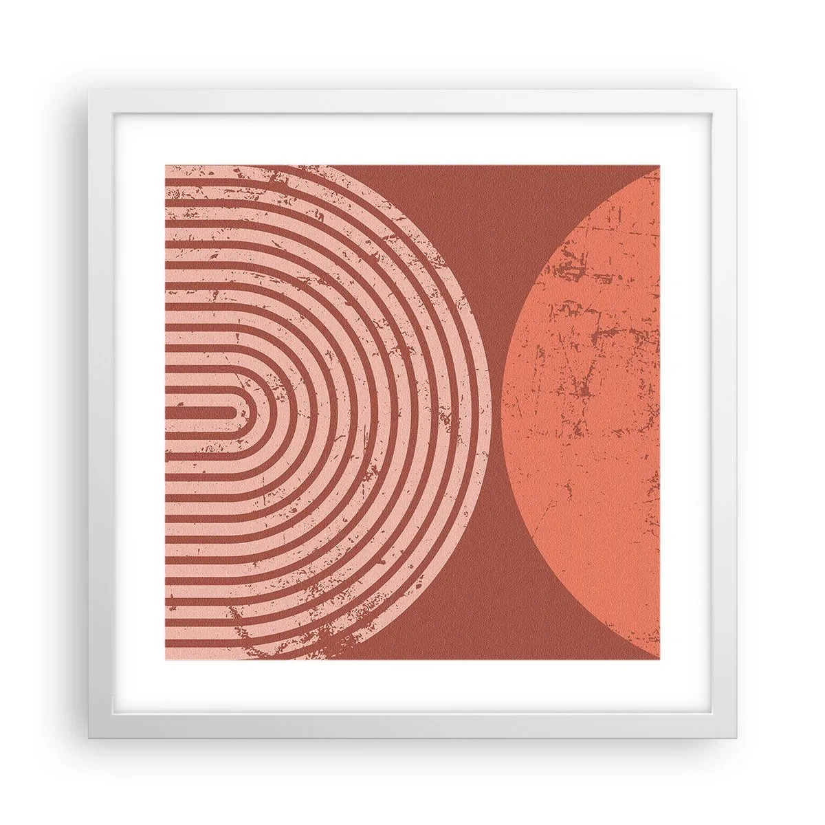 Poster in white frmae - Close Relationship - 40x40 cm