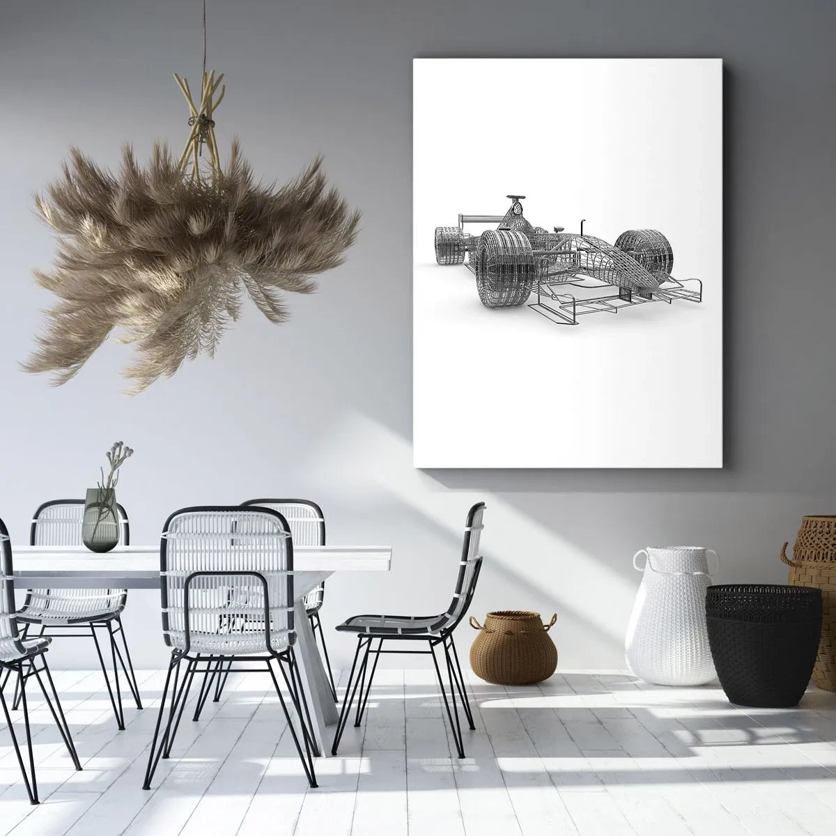 Canvas picture - Ideal Construction -How Speed Works - 50x70 cm