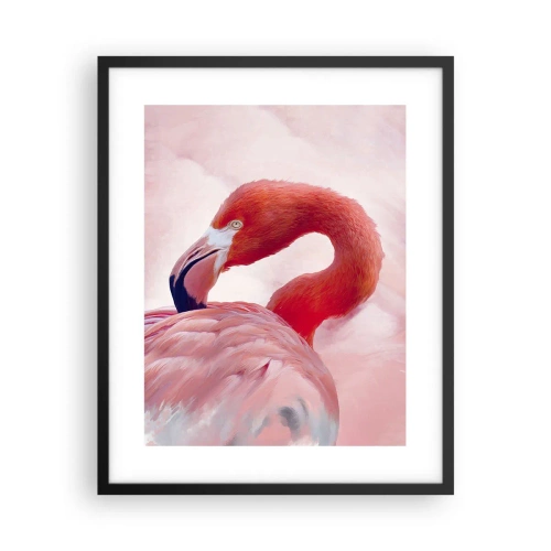 Poster in black frame - Bird Look - 40x50 cm