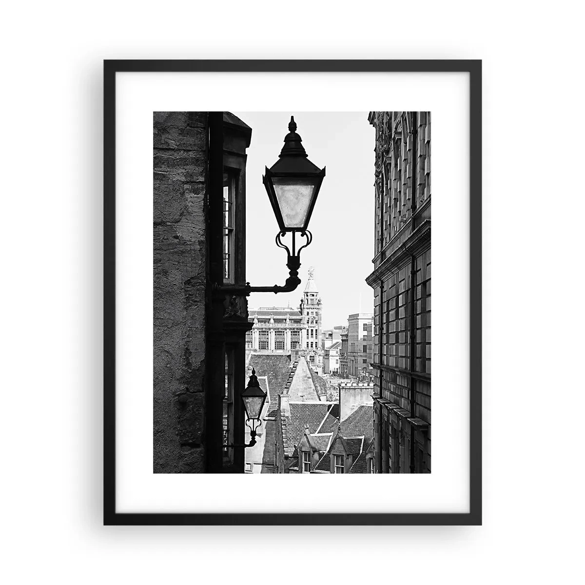 Poster in black frame - Tale from Edinburgh - 40x50 cm