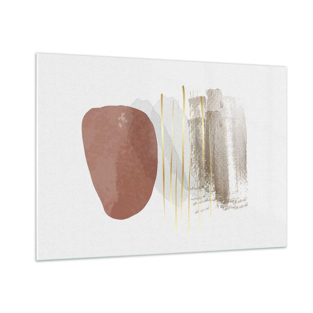 Glass picture - Abstract Colonnade - 100x70 cm