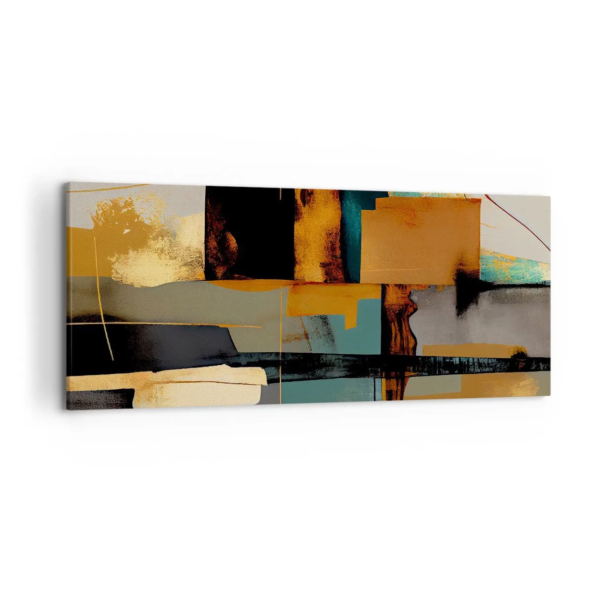 Canvas picture - Abstract - Light and Shadow - 120x50 cm