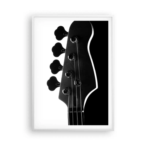 Poster in white frmae - Rock Silence - 70x100 cm