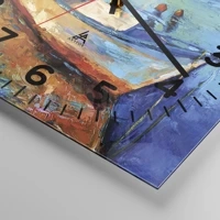 Clock face with numbers