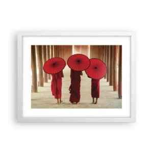 Poster in white frmae - On the Way to Pure Country - 40x30 cm