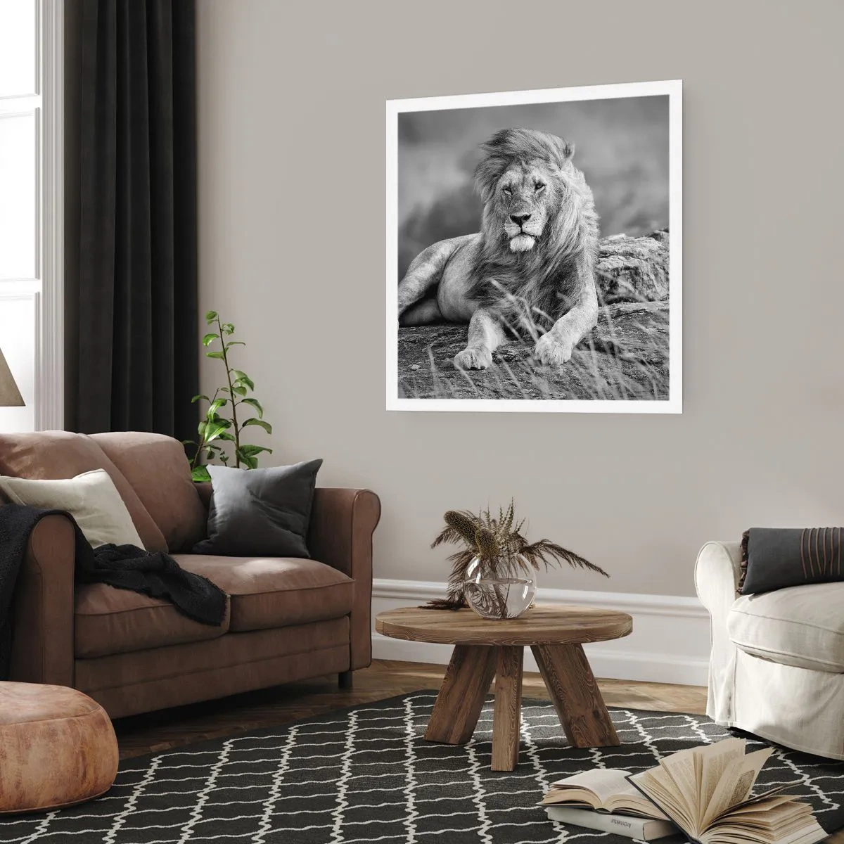 Poster - Royal Siesta - 60x60 cm