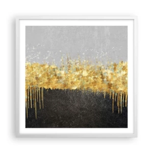 Poster in white frmae - In and Up - 60x60 cm