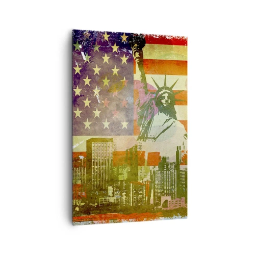 Canvas picture - Viva America! - 80x120 cm