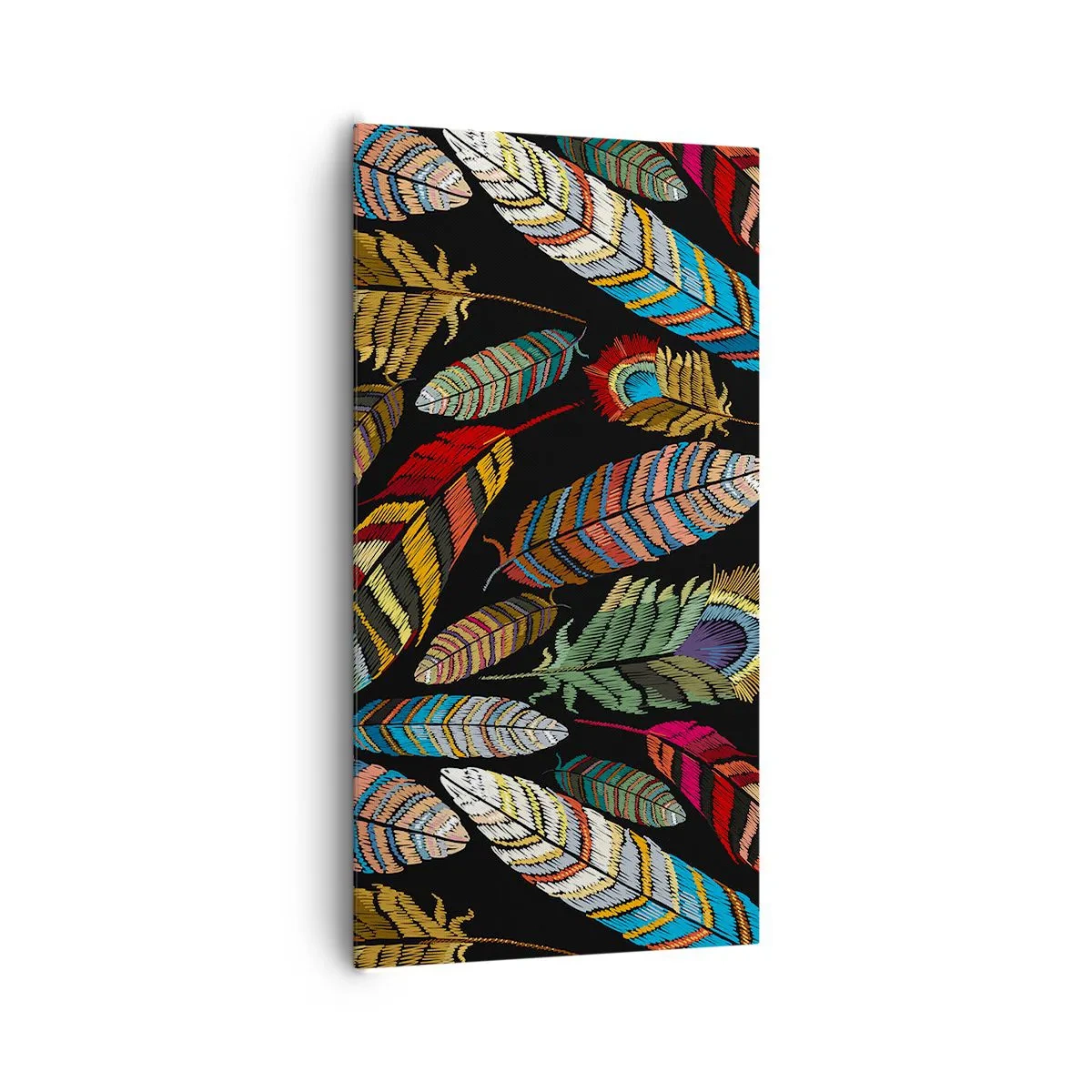 Canvas picture - Bird Carnival - 65x120 cm