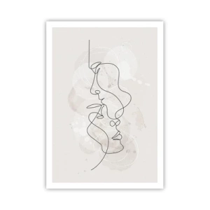 Poster - Tangled up in an Embrace - 70x100 cm