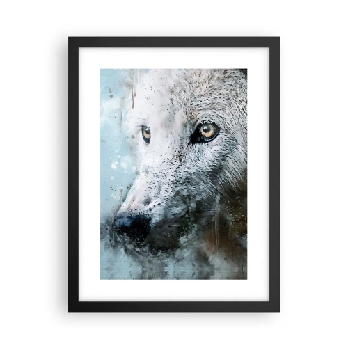 Poster in black frame - Meet Wolf Soul - 30x40 cm