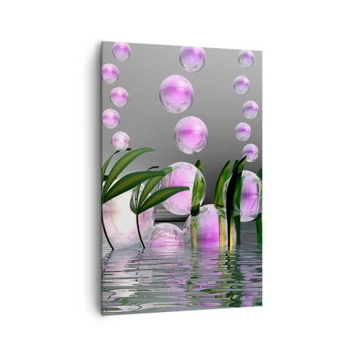 Canvas picture - Reflexive Composition of Lightness and Life - 80x120 cm
