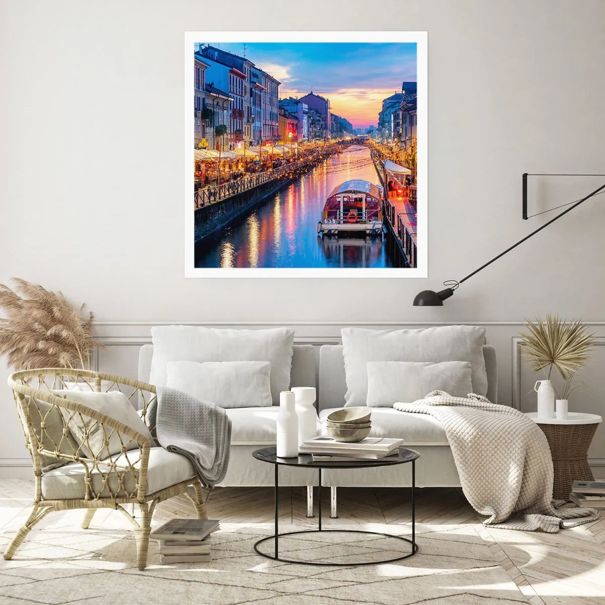 Poster - Evening of Light and Fun - 50x50 cm