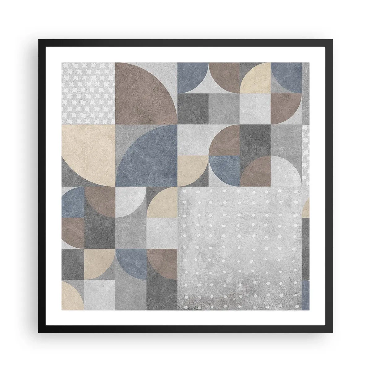 Poster in black frame - Ceramic Fantasy - 60x60 cm