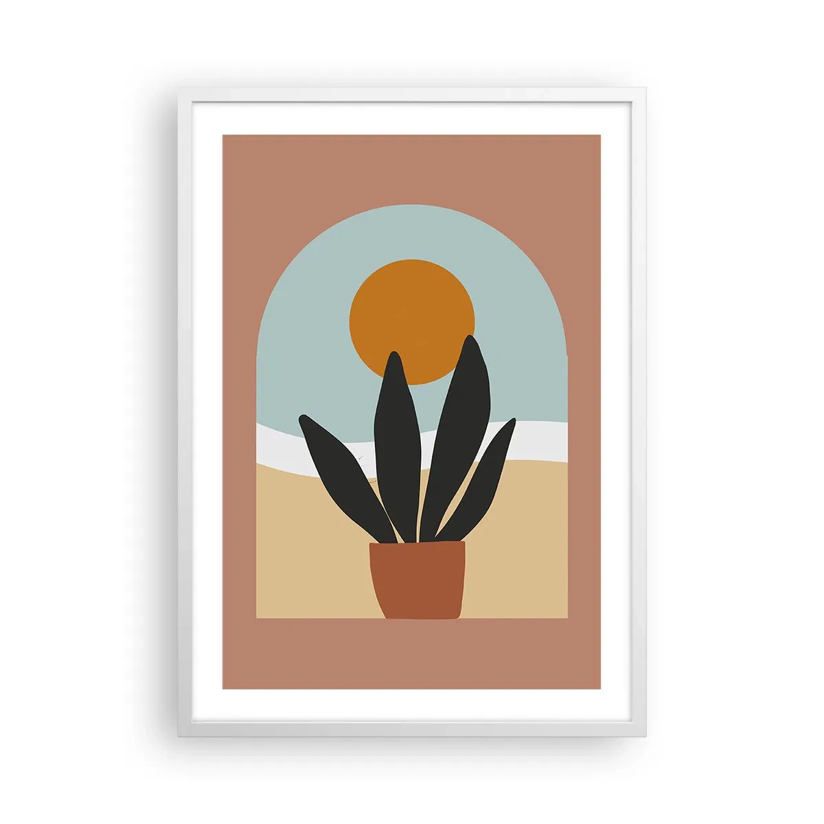 Poster in white frmae - Small Joys - 50x70 cm