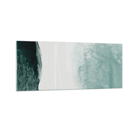 Glass picture - Encounter With Fog - 100x40 cm