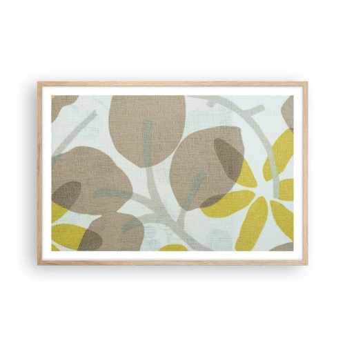 Poster in light oak frame - Composition in Full Sunlight - 91x61 cm