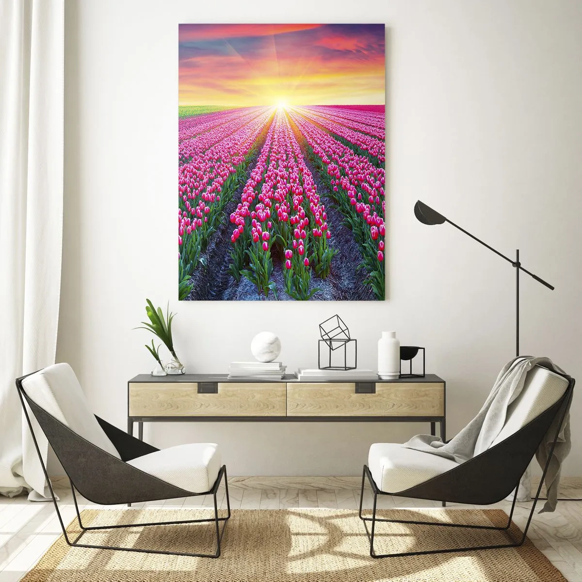 Glass picture - Beauty Farm - 70x100 cm