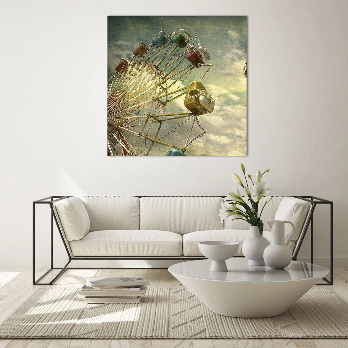 Glass picture - There Will Be Fun… - 50x50 cm