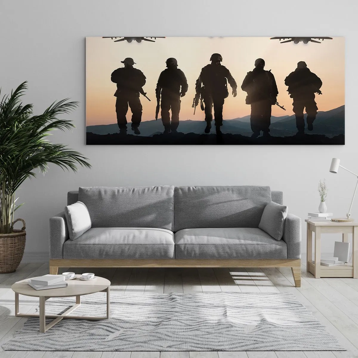 Glass picture - Welcome to Our World - 120x50 cm