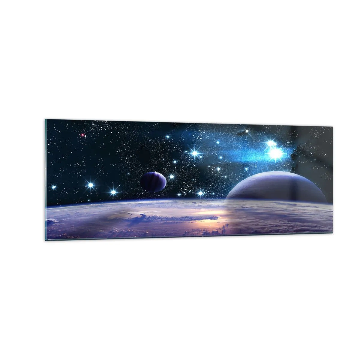 Glass picture - Still Alone? - 140x50 cm