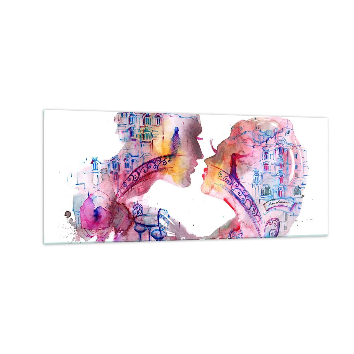 Glass picture - Secret Bridge Of Sighs - 100x40 cm