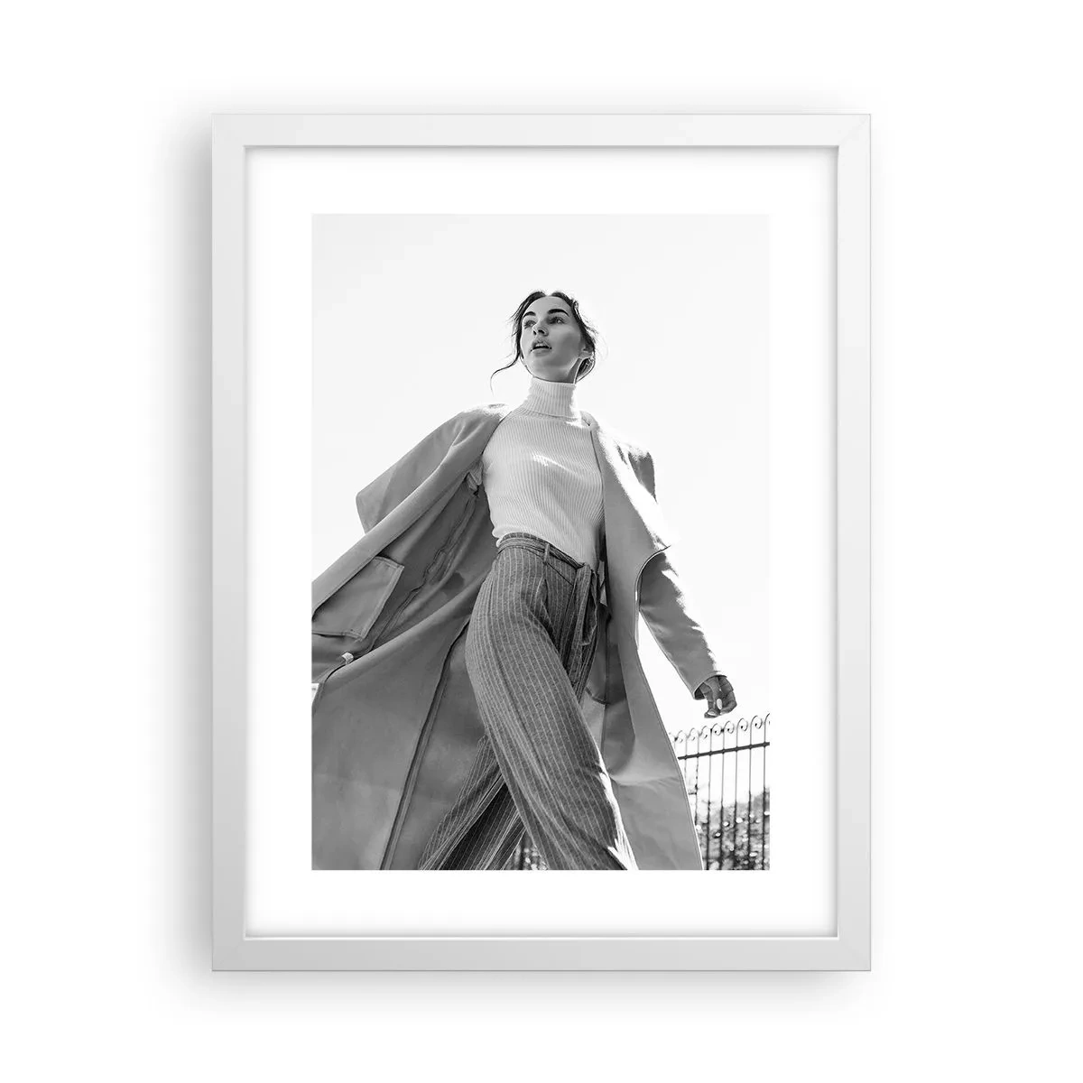 Poster in white frmae - Are You Coming With Me? - 30x40 cm