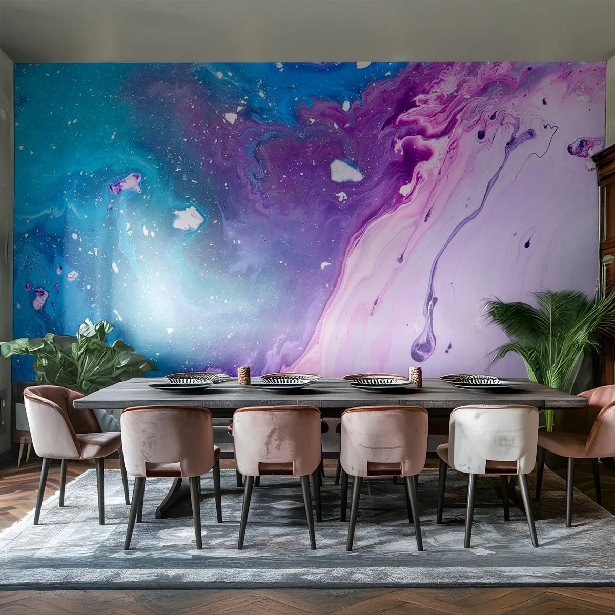 Self-Adhesive Photo Wallpaper Deluxe Sticker - Yin and Yang - Abstraction, Piece, Painting - 250x175 cm