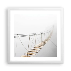 Poster in white frmae - Where Did He Take You? - 40x40 cm