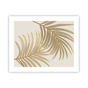 Poster - Golden Palm! - 50x40 cm