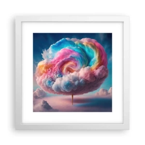 Poster in white frmae - Dream of a Funfair - 30x30 cm