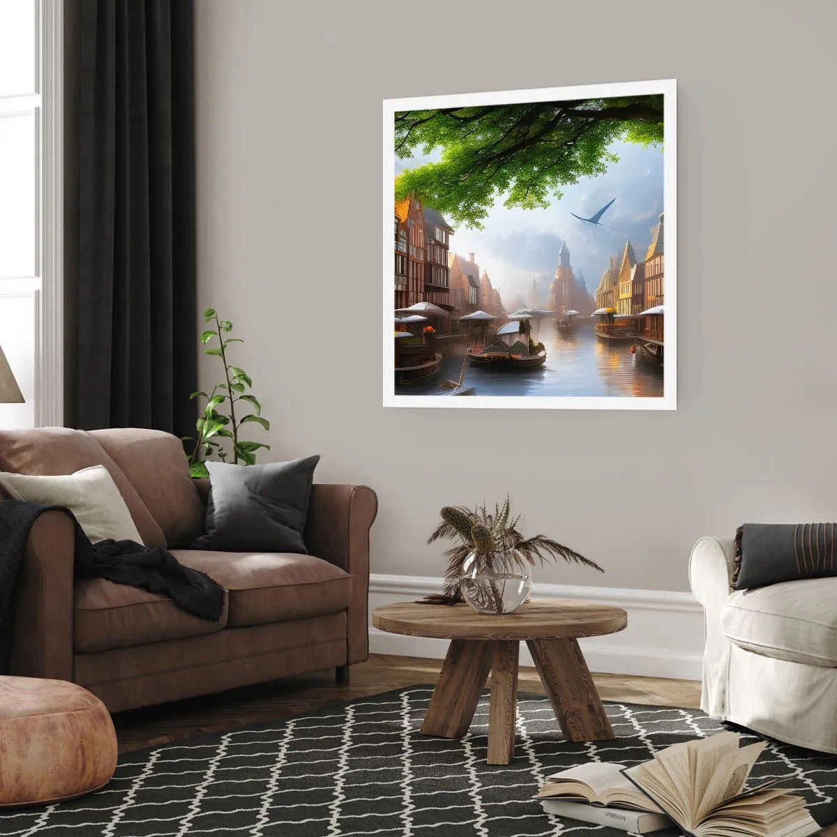 Poster - Dutch Urban Landscape - 40x40 cm