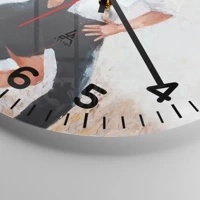 Clock face with numbers