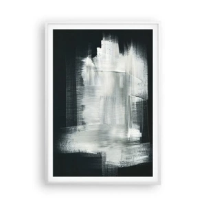 Poster in white frmae - Woven from the Vertical and the Horizontal - 70x100 cm