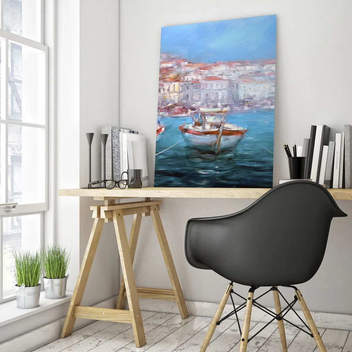 Glass picture - Italian Bay - 70x100 cm