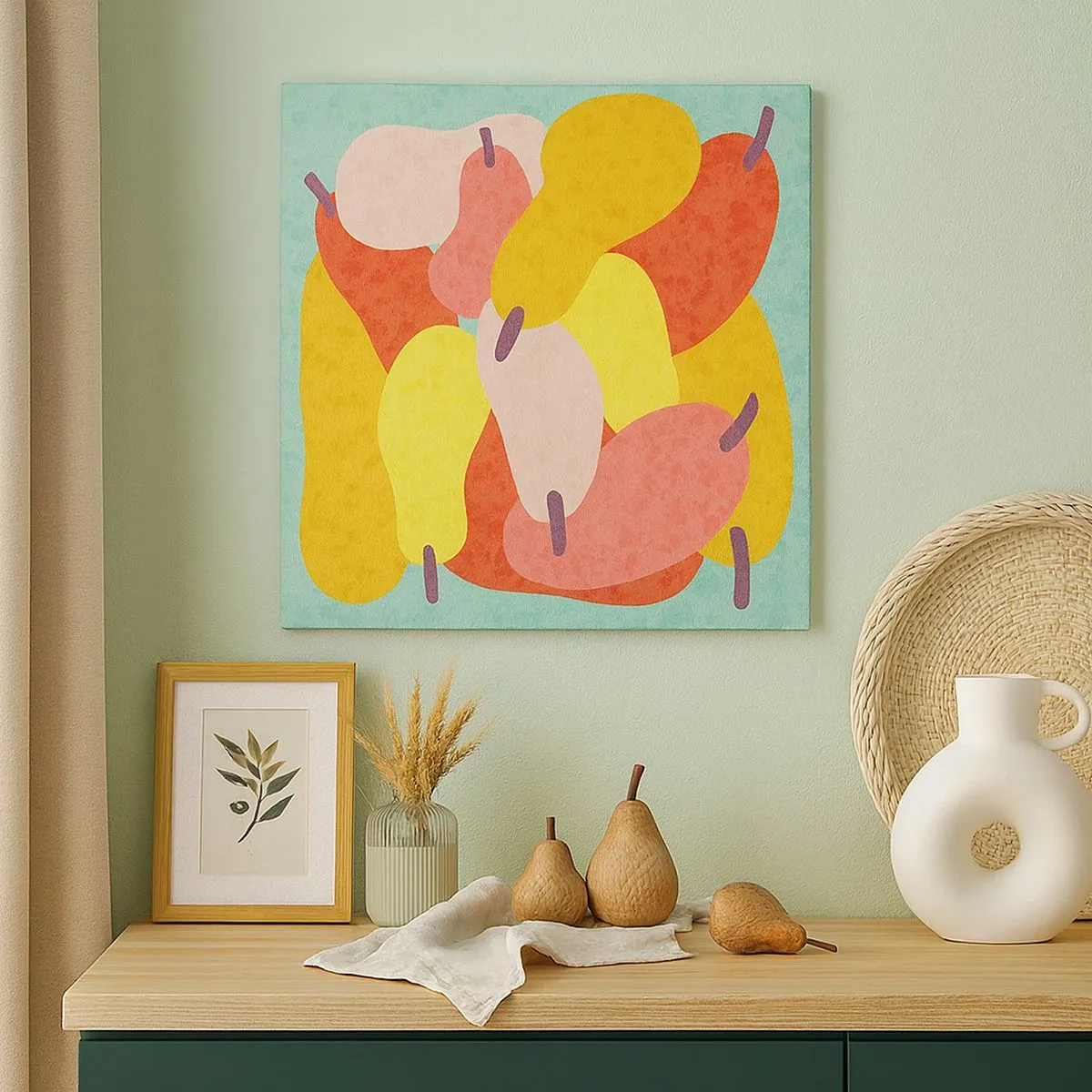 Canvas picture - Try Summer Sun - 30x30 cm