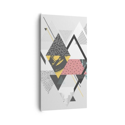 Canvas picture - Variation for Triangle and Rhombus - 65x120 cm
