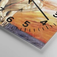 Clock face with numbers