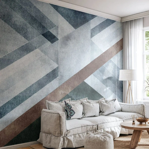 Photo Wallpaper Premium Canvas - Refined Elegance of Geometry - Lines, Geometry, Abstraction - 400x280 cm