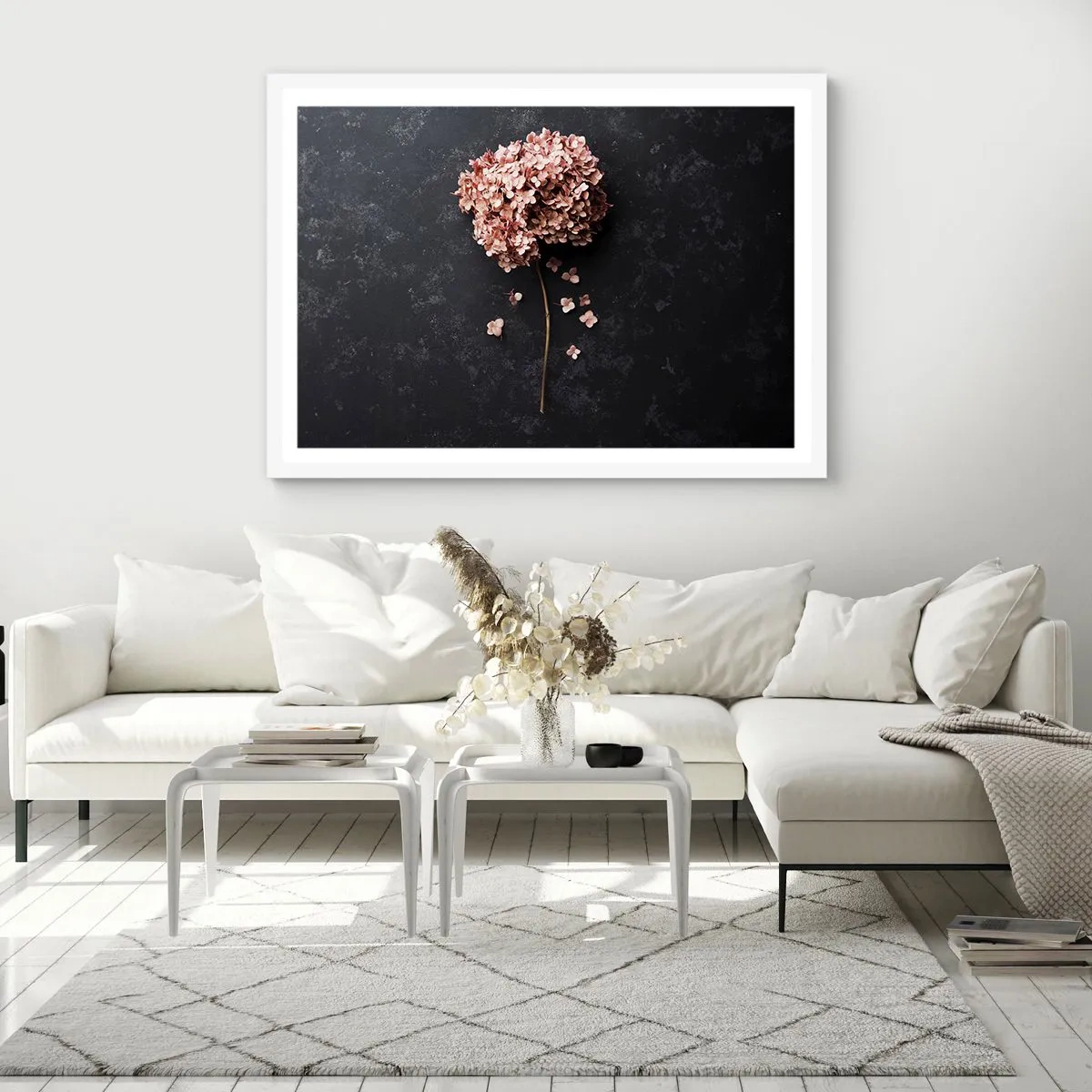 Poster in white frmae - Trully Romantic Sign - 91x61 cm