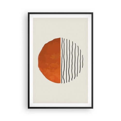 Poster in black frame - In Japanese Style - 61x91 cm